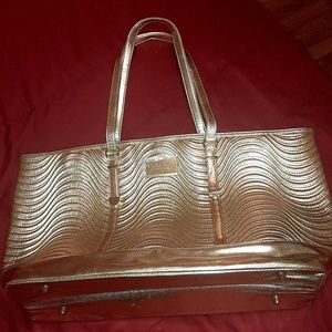 Gorgeous SHIMMERING/ GOLD VERSACE TOTE BAG